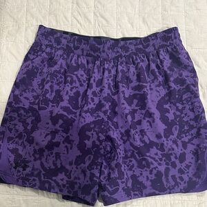 Under Armour Purple Printed Men’s Athletic Shorts
